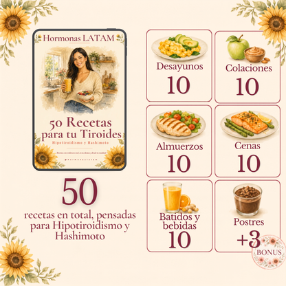 Guía completa + 50 Recetas + Minuta Mensual